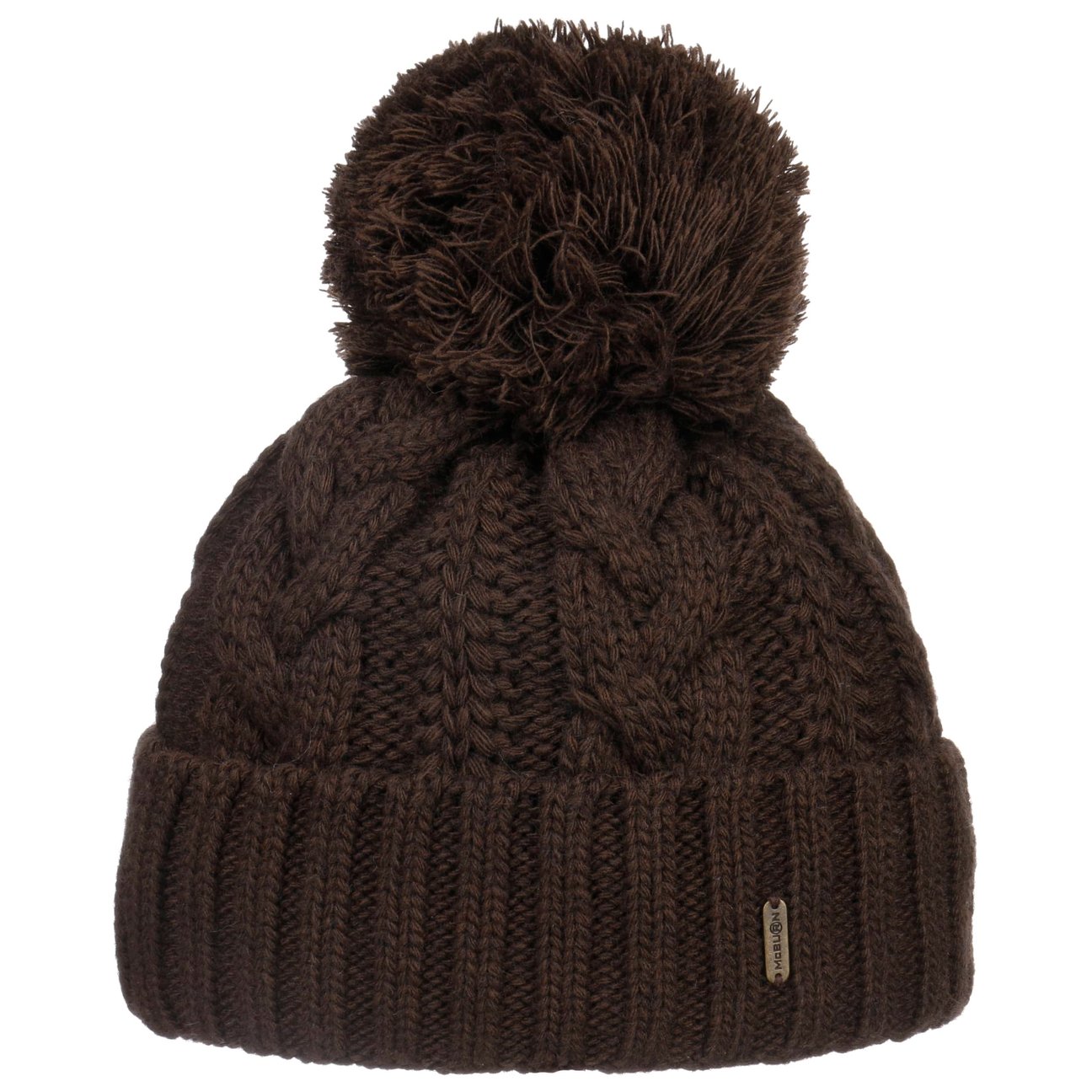 Mcburn Women's Brown Giant Bobble Hat By