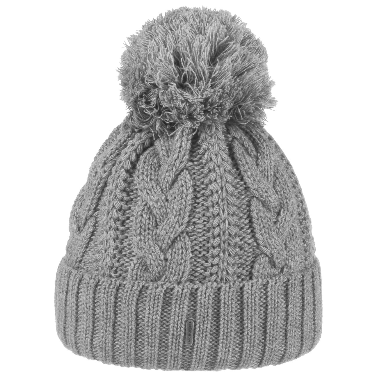 Mcburn Women's Grey Giant Bobble Hat By