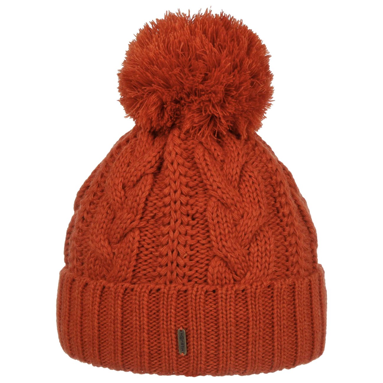 Mcburn Women's Rust Giant Bobble Hat By