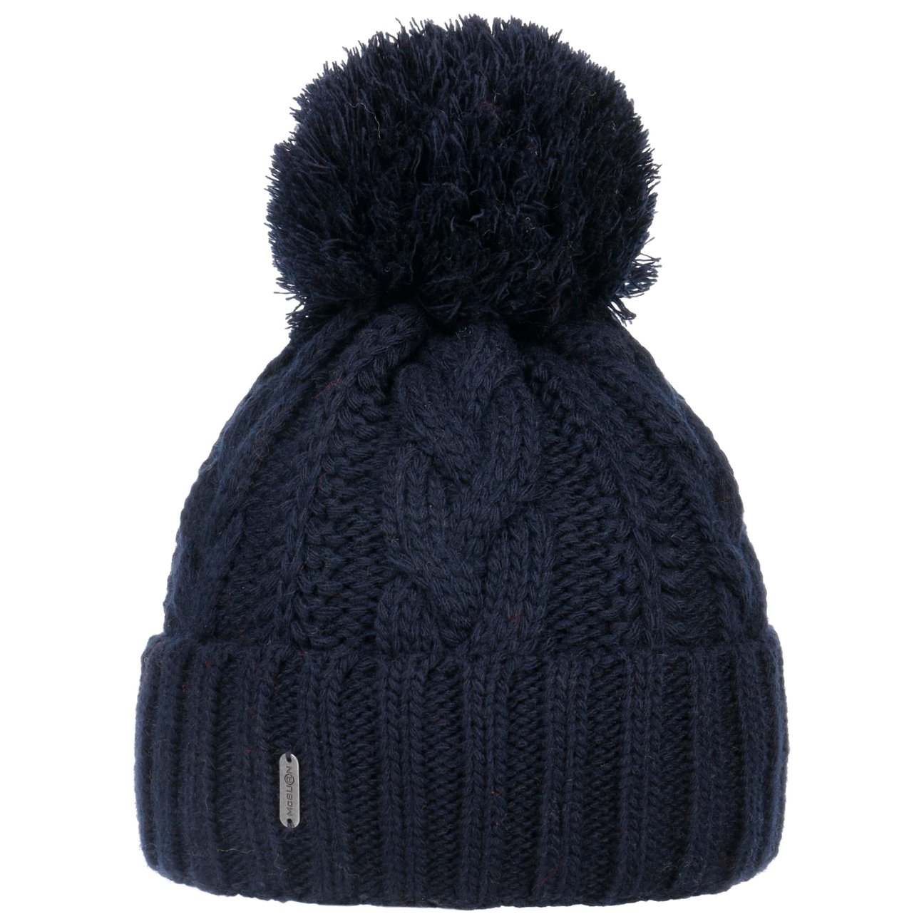 Mcburn Women's Navy Giant Bobble Hat By