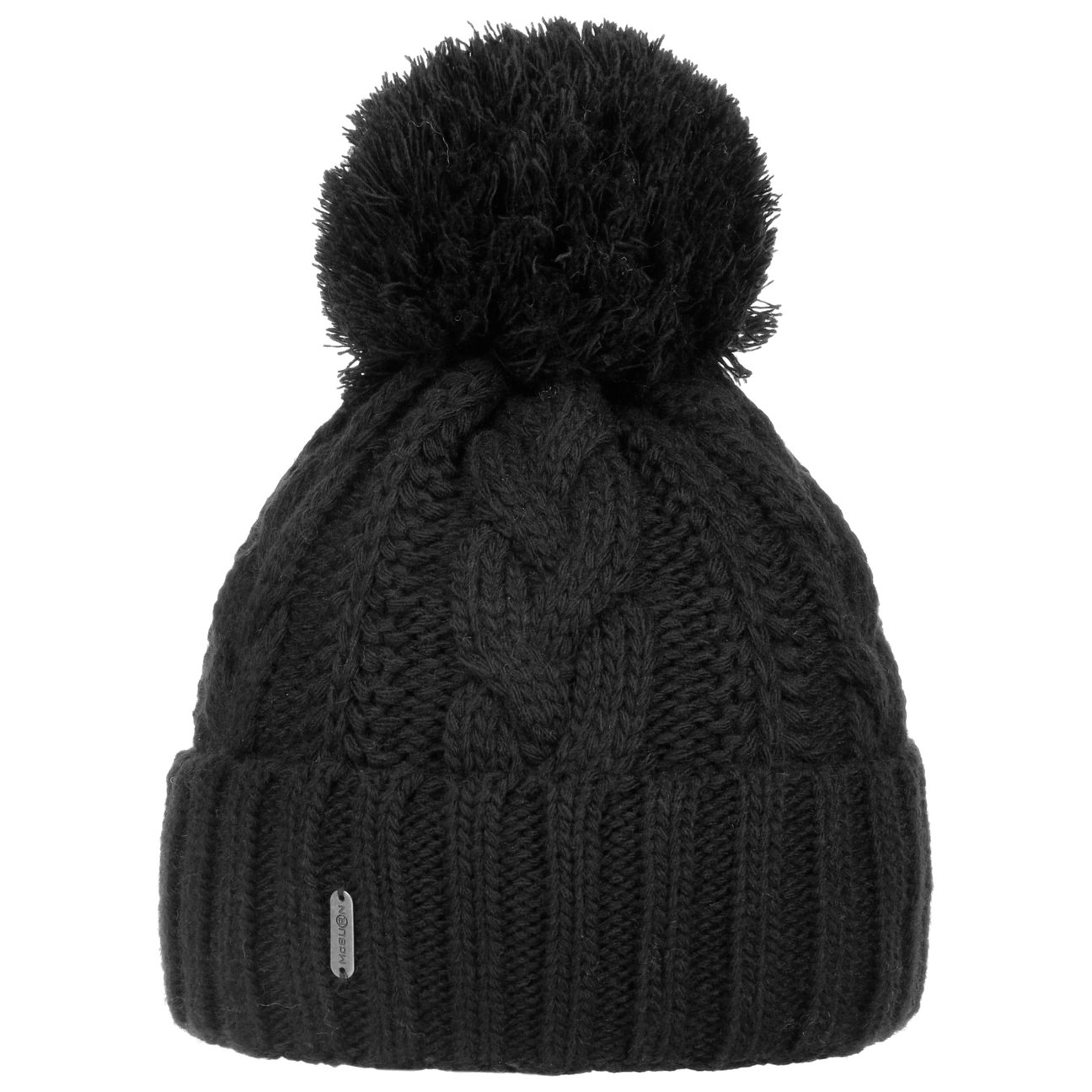 Mcburn Women's Black Giant Bobble Hat By
