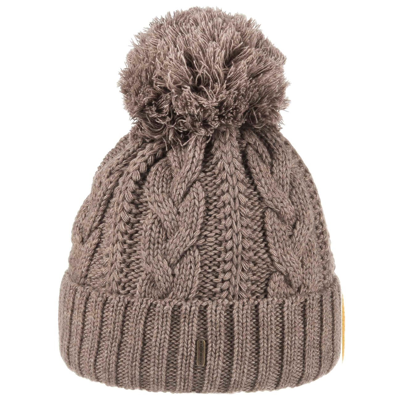 Mcburn Women's Camel Giant Bobble Hat By