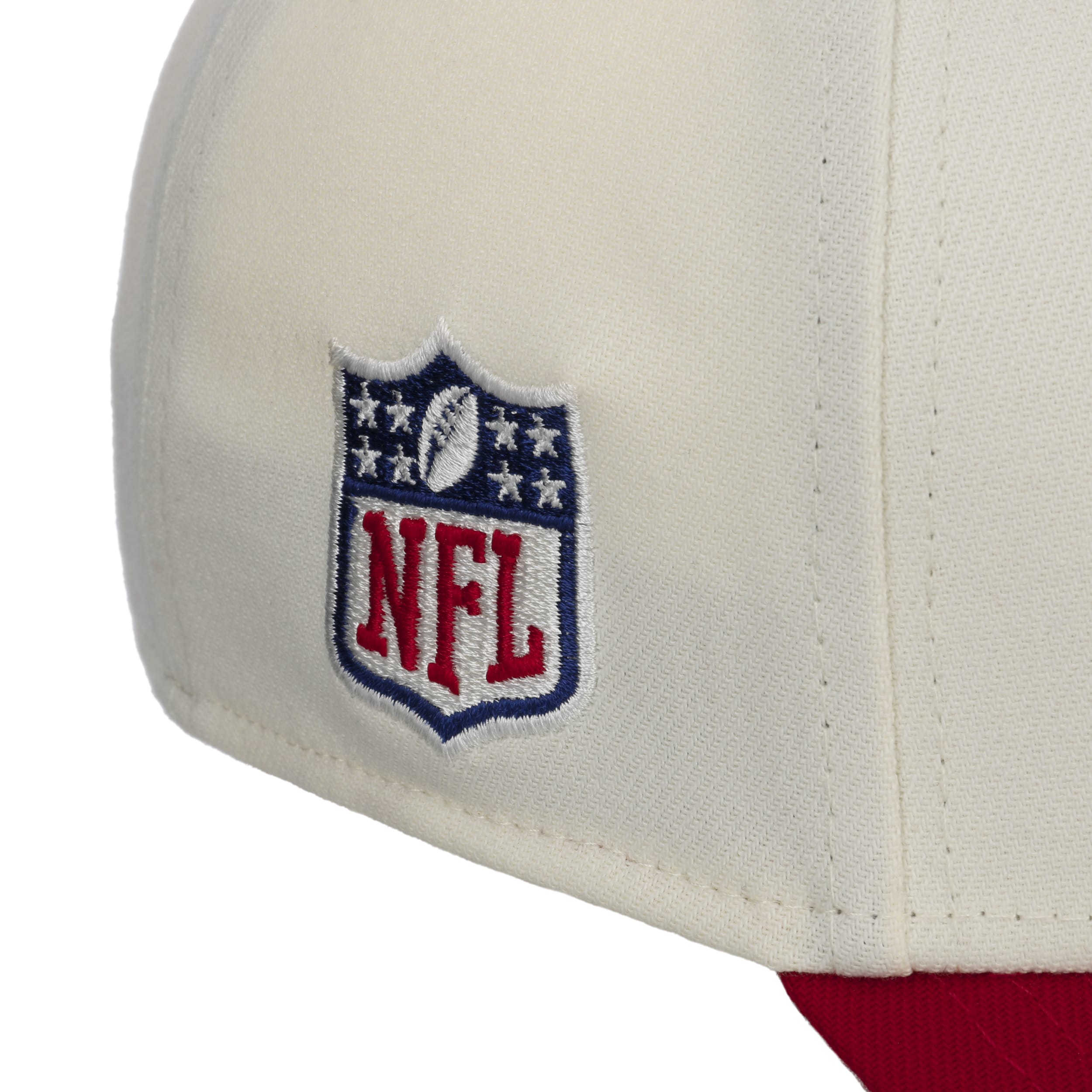 Men's New Era White NFL Shield Logo Original Fit 9FIFTY Adjustable Snapback  Hat