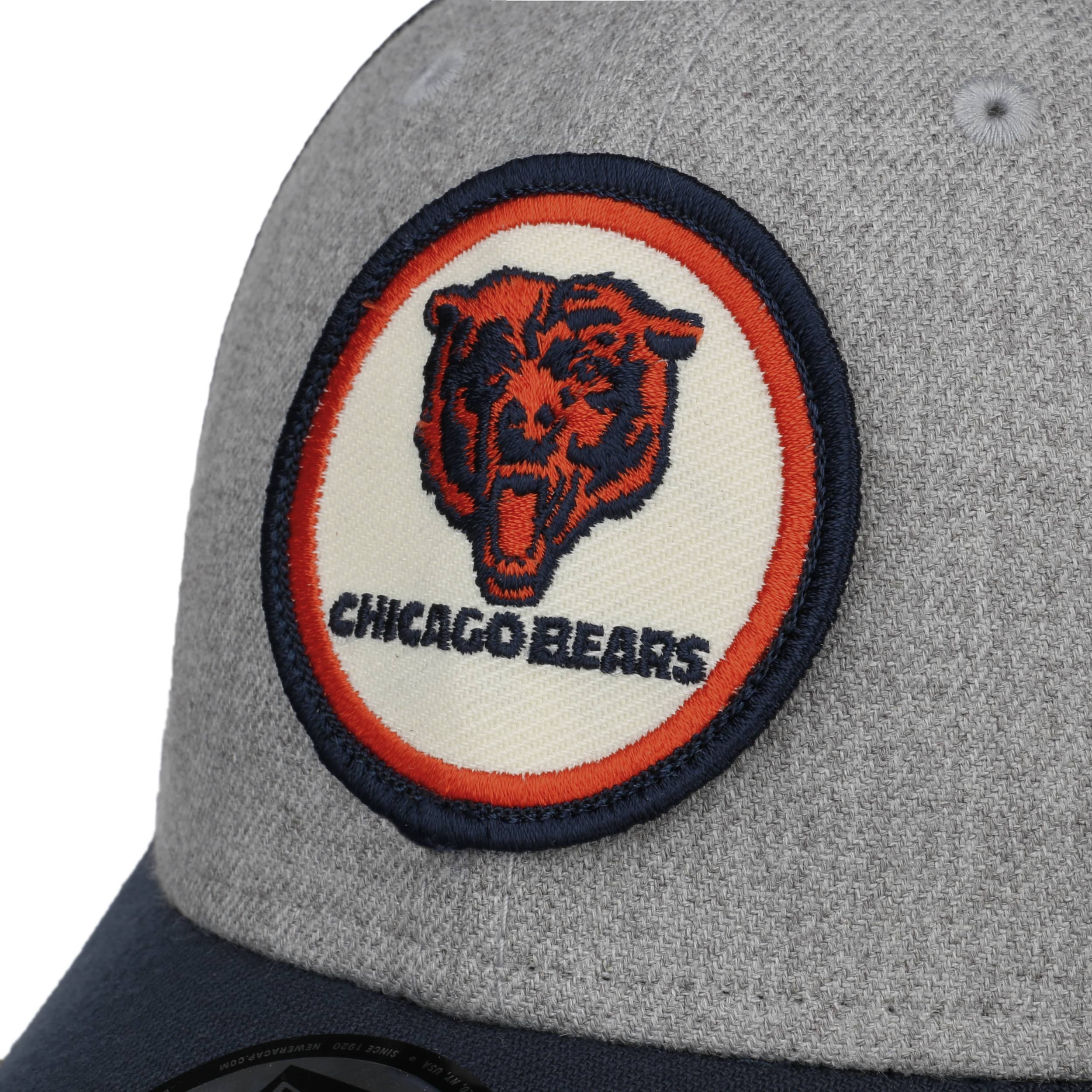 NFL Chicago Bears Baseball Cap Hat, Navy Blue & White (192) in