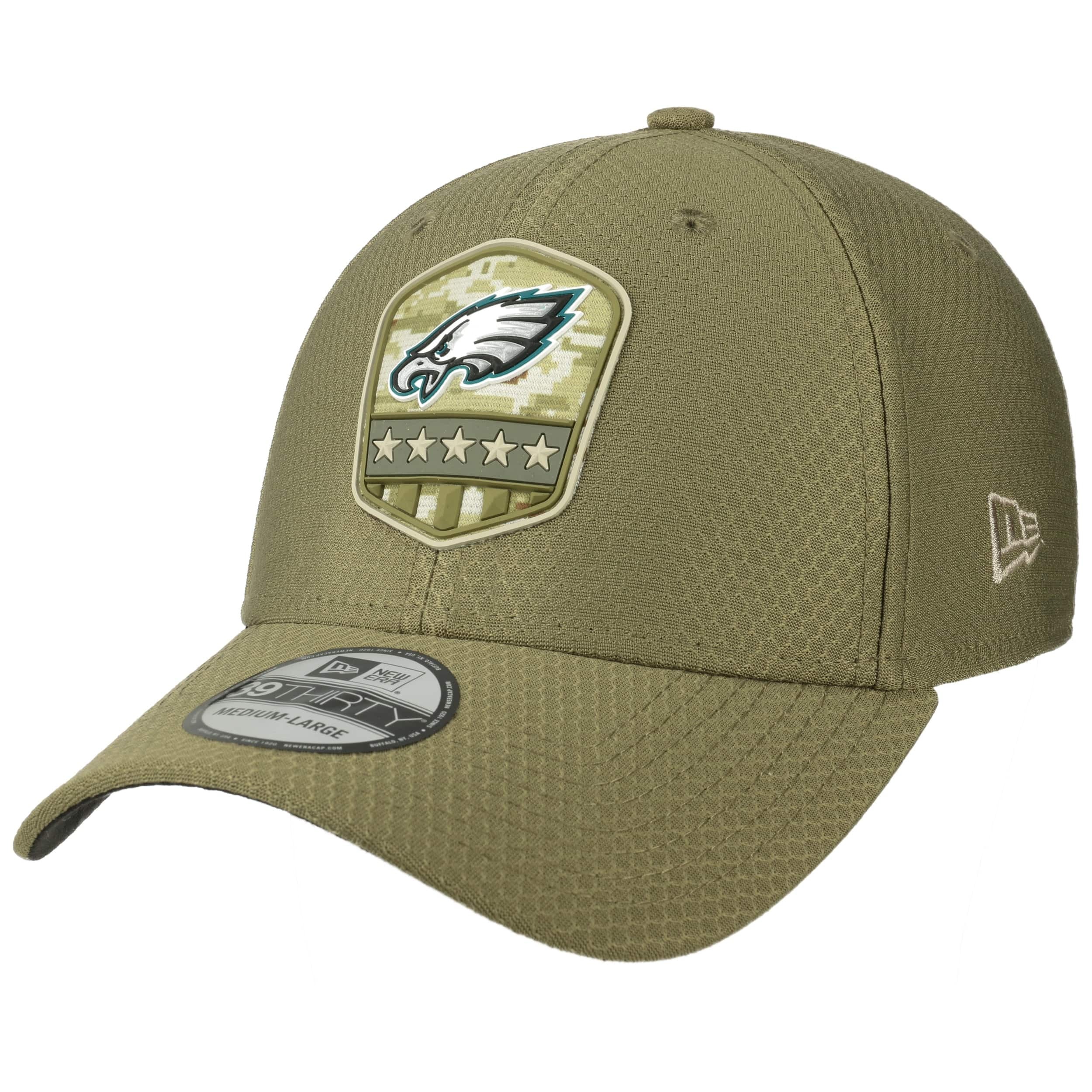 New Era Men's Philadelphia Eagles Training Camp 39THIRTY Stretch Fit Hat - M/L Each