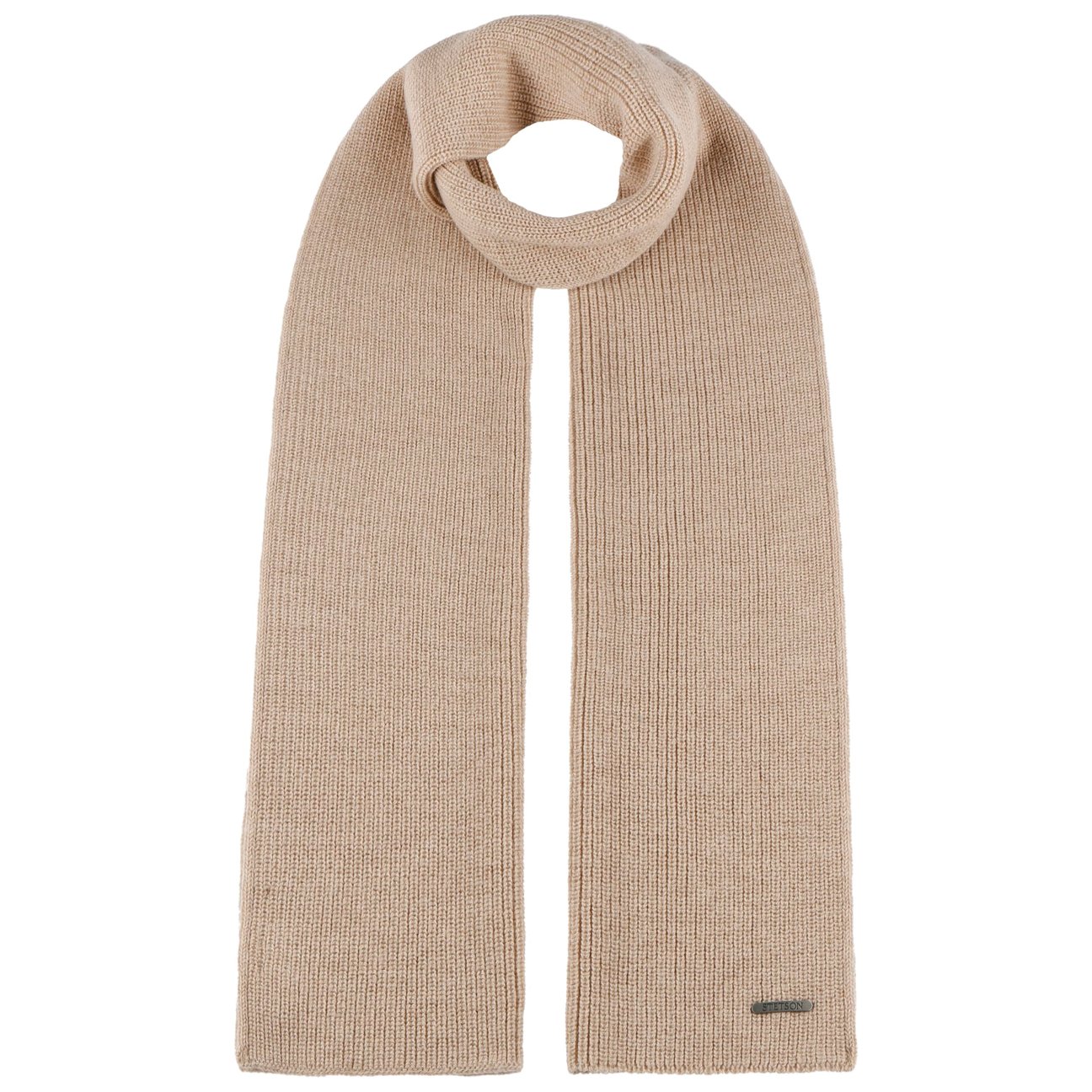 Stetson Women's Beige Caledonia Merino Scarf By