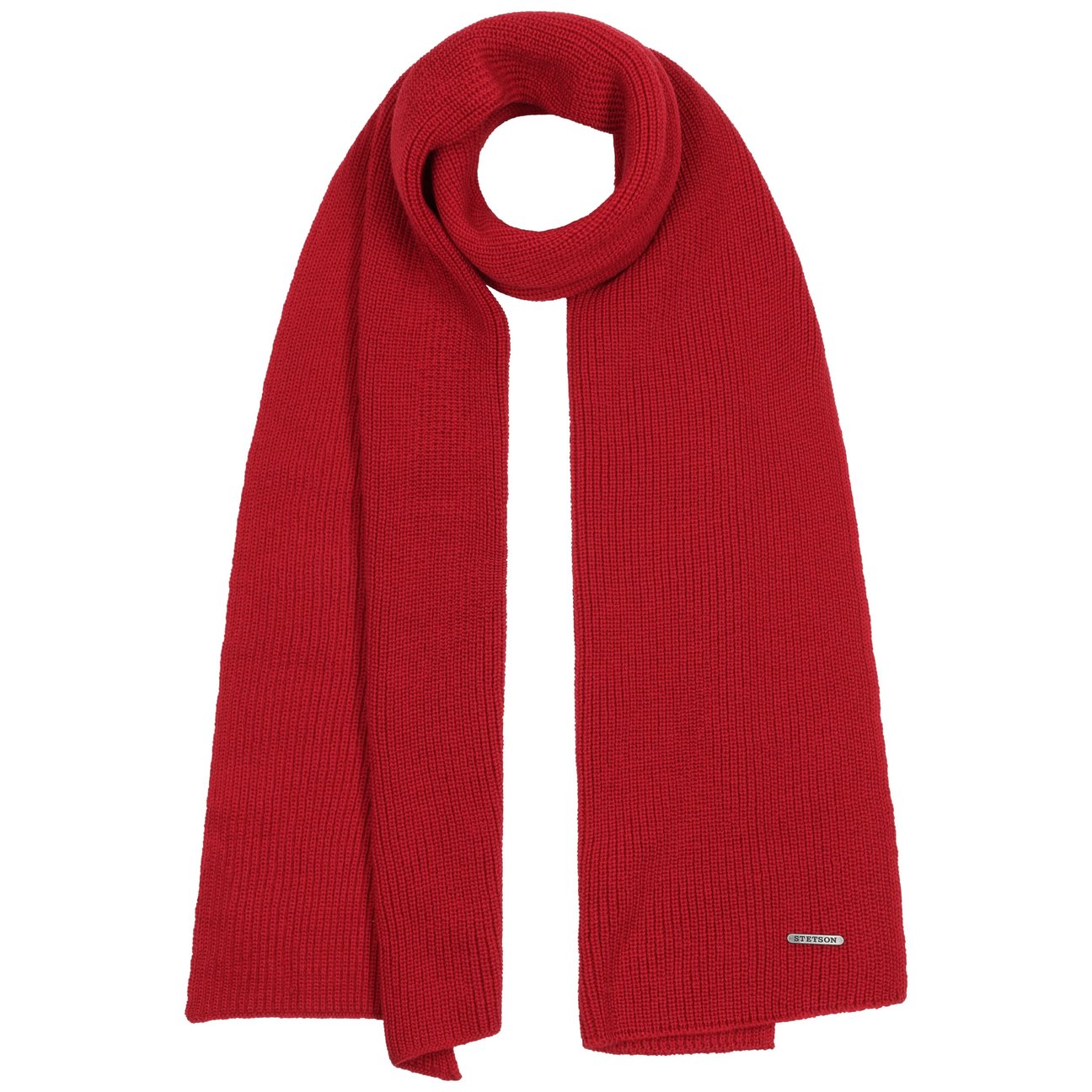 Stetson Women's Red Caledonia Merino Scarf By