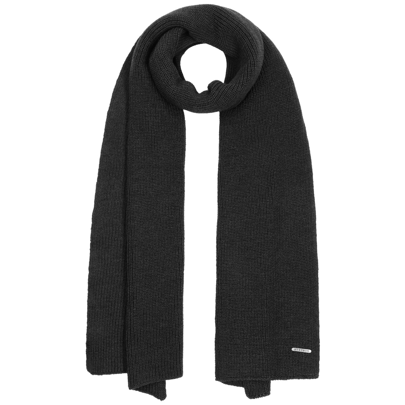 Stetson Women's Black Caledonia Merino Scarf By