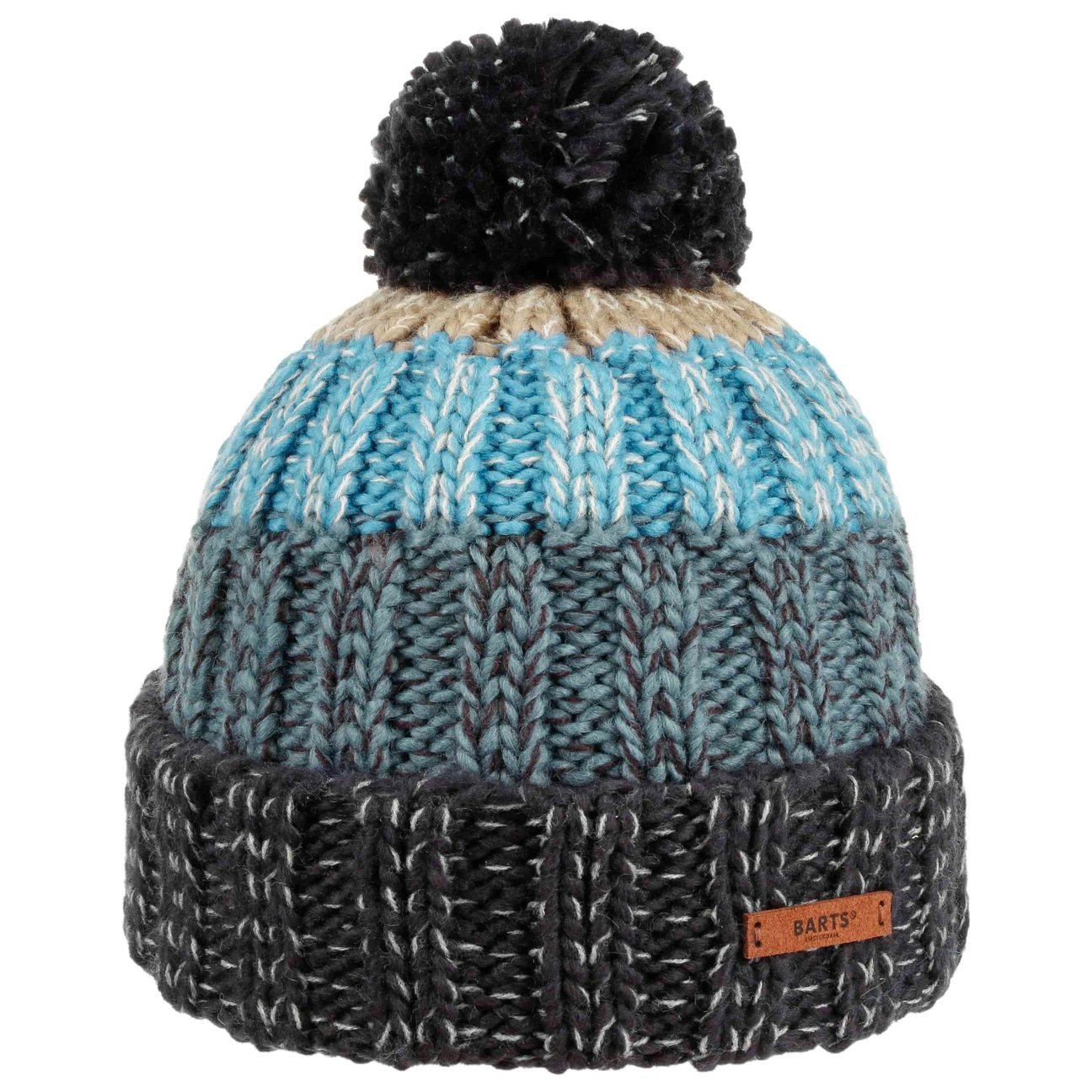Barts Men's Navy Wilhelm Knit Hat With Cuff By