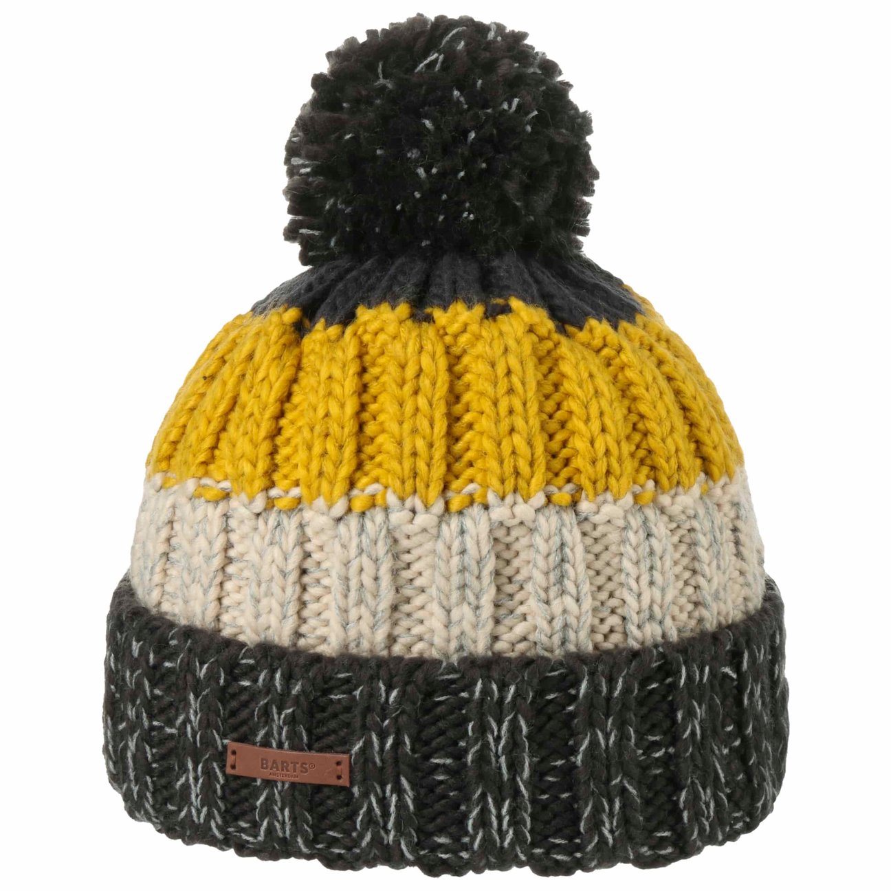 Barts Men's Yellow Wilhelm Knit Hat With Cuff By