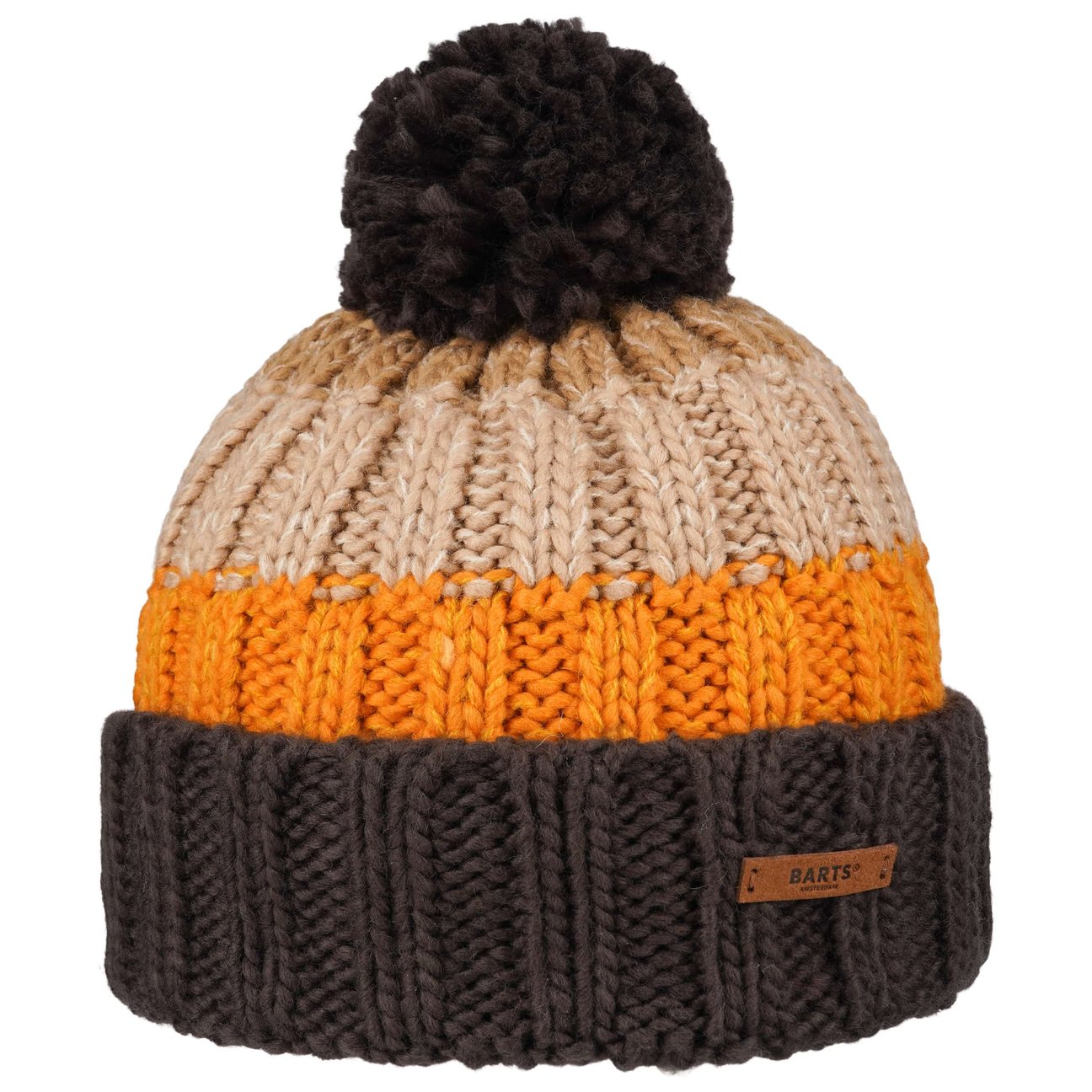 Barts Men's Mustard Wilhelm Knit Hat With Cuff By
