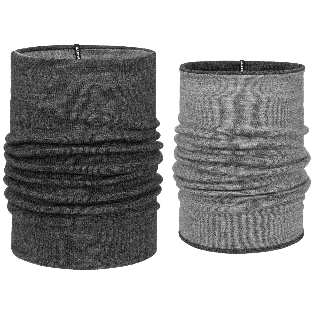 Barts Men's Dark Grey Eclipse Tube Scarf By