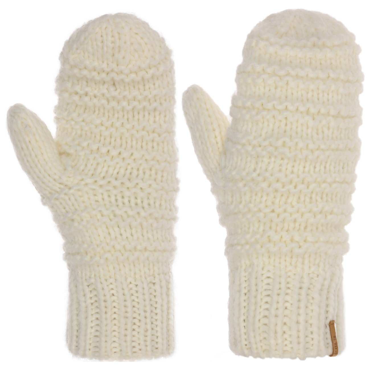 Barts Women's Cream White Jasmin Mittens By