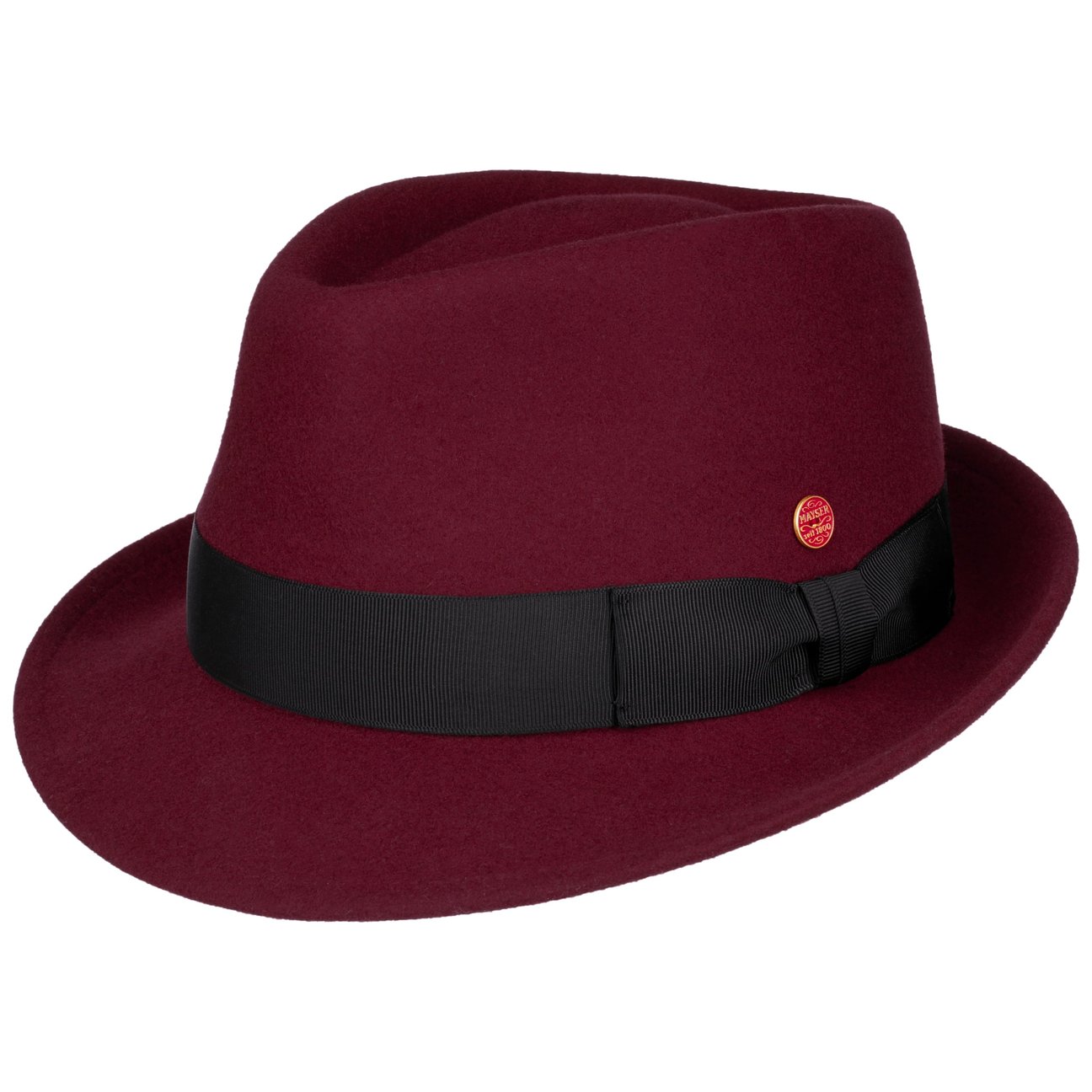 Mayser Women's Bordeaux Classico Trilby Hat By
