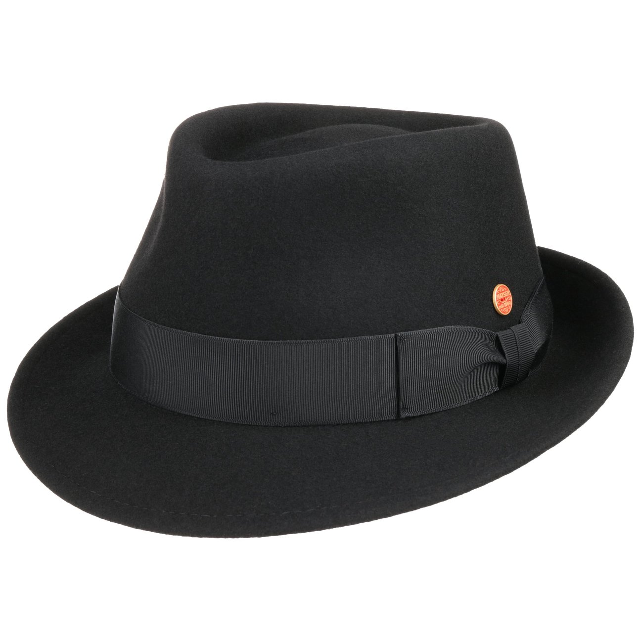 Mayser Women's Black Classico Trilby Hat By