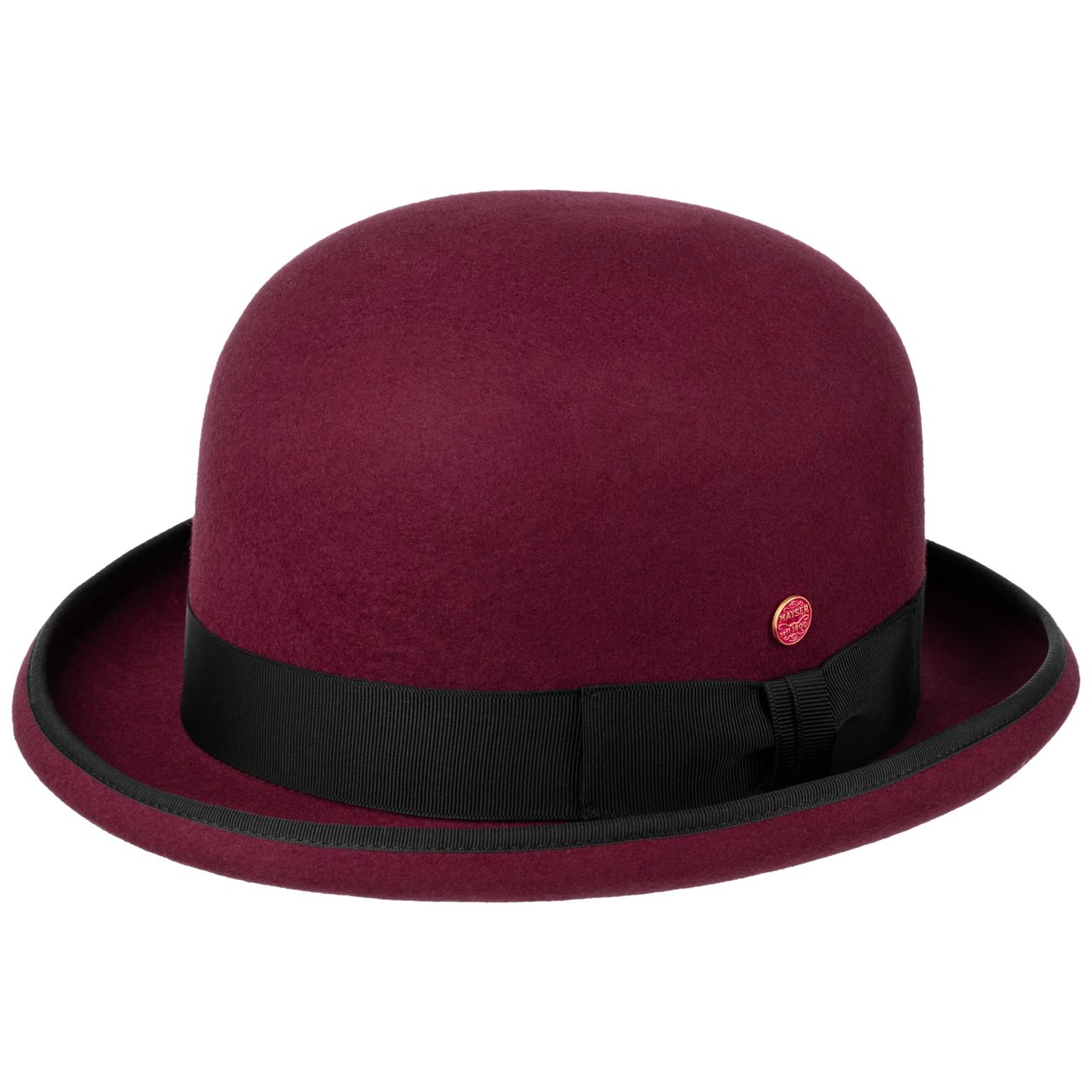 Mayser Women's Bordeaux Viril Bowler Hat By
