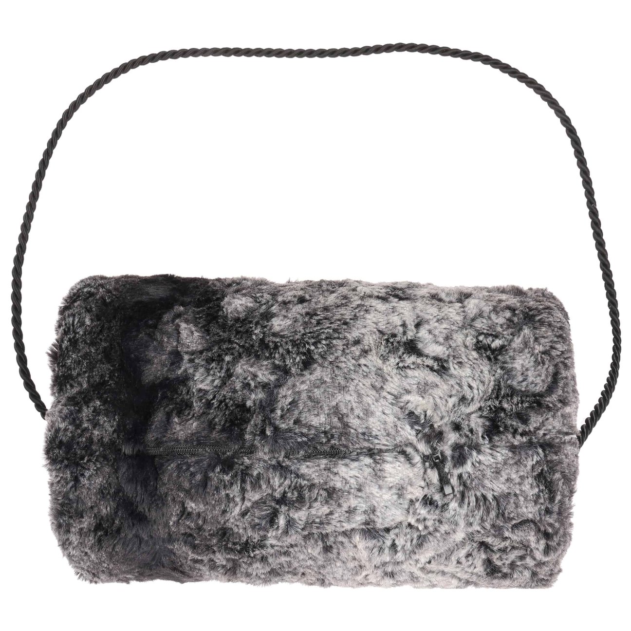 Gebeana Women's Black Laraice Faux Fur Handwarmer By