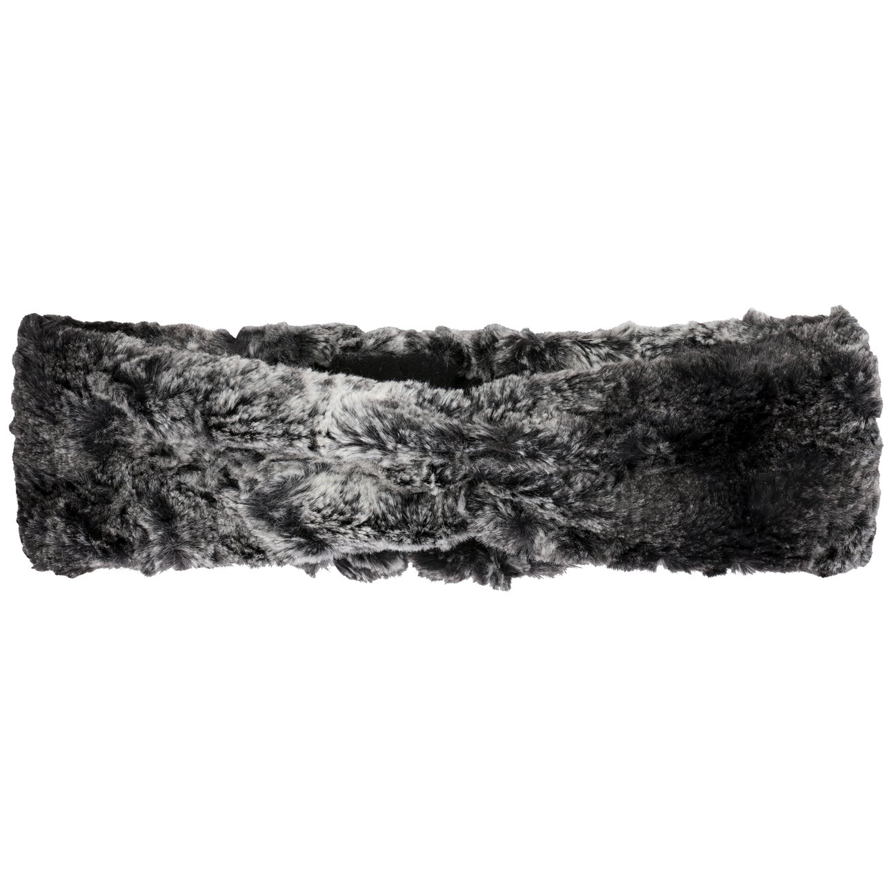 Gebeana Women's Black Laraice Faux Fur Headband By