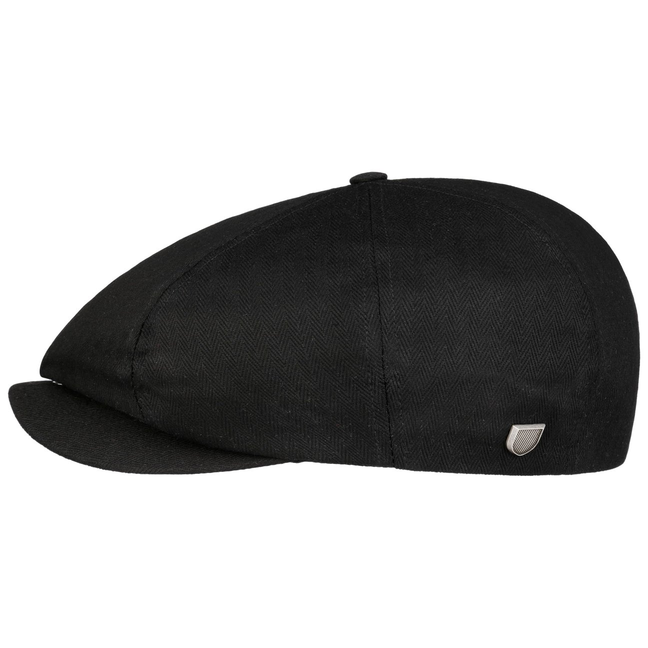 Brixton Men's Black Brood Cotton Flat Cap By