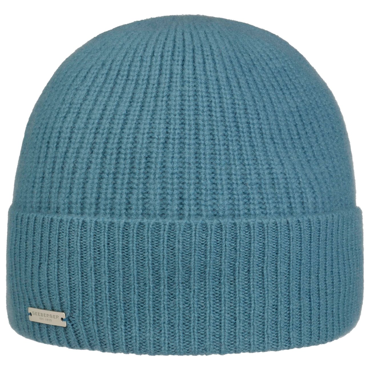 Seeberger Women's Blue Sporty Cashmere Hat With Cuff By