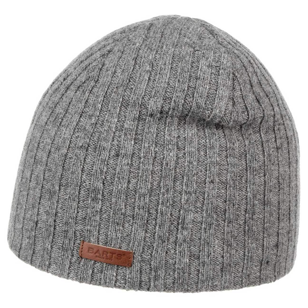 Barts Men's Grey Haakon Lambswool Knit Hat By
