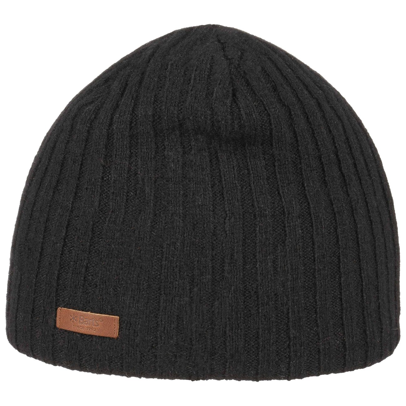 Barts Men's Black Haakon Lambswool Knit Hat By