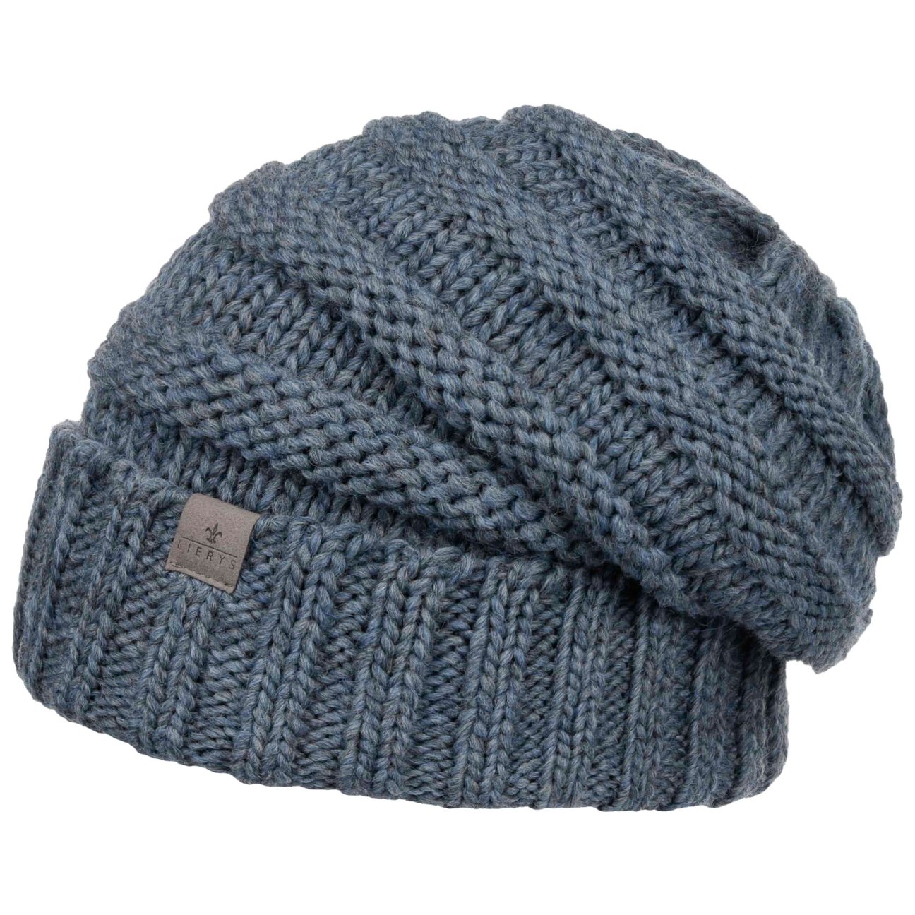 Lierys Women's Blue Long Beanie Knit Hat By