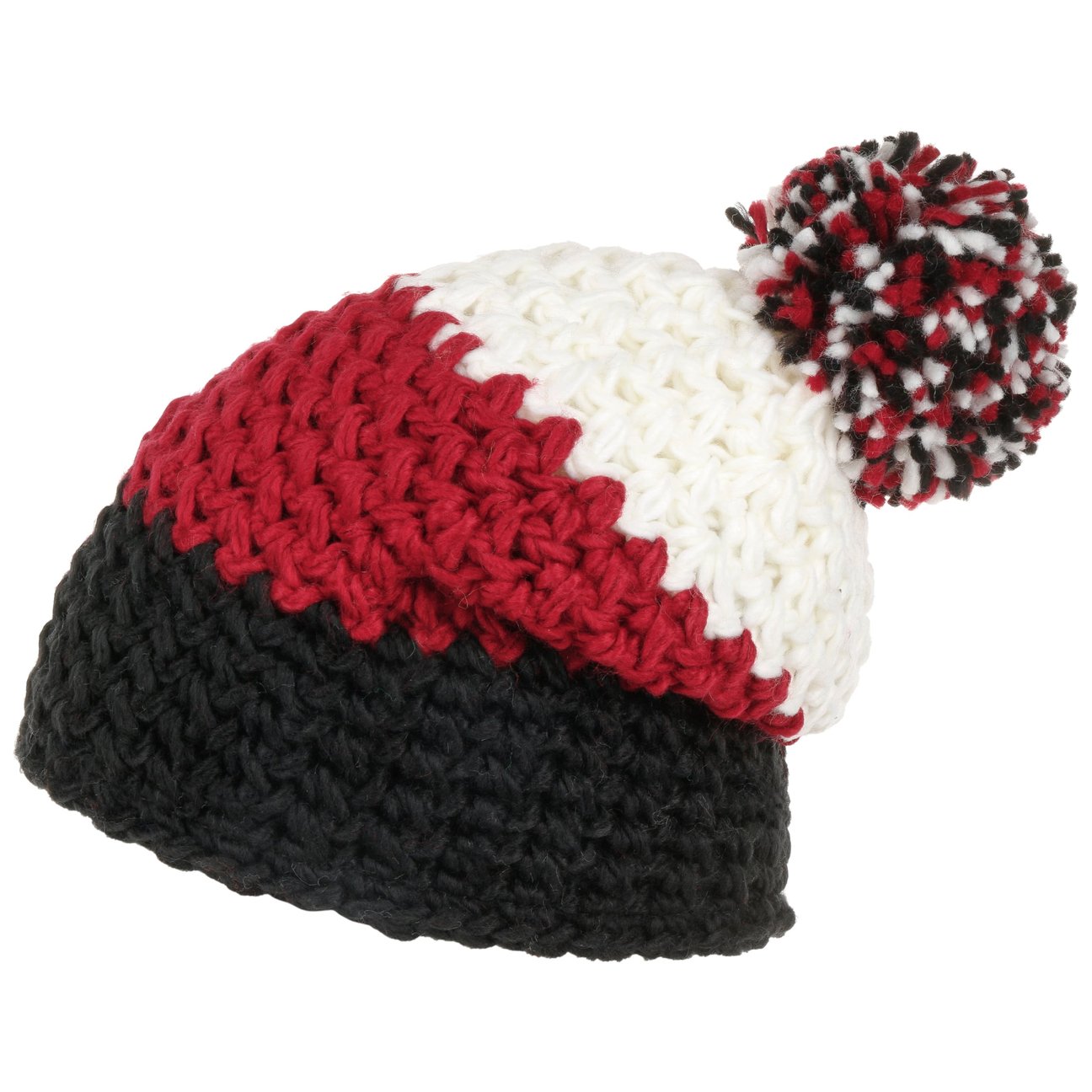 Hatshopping.co.uk Women's Bordeaux Everest Pom Pom Beanie