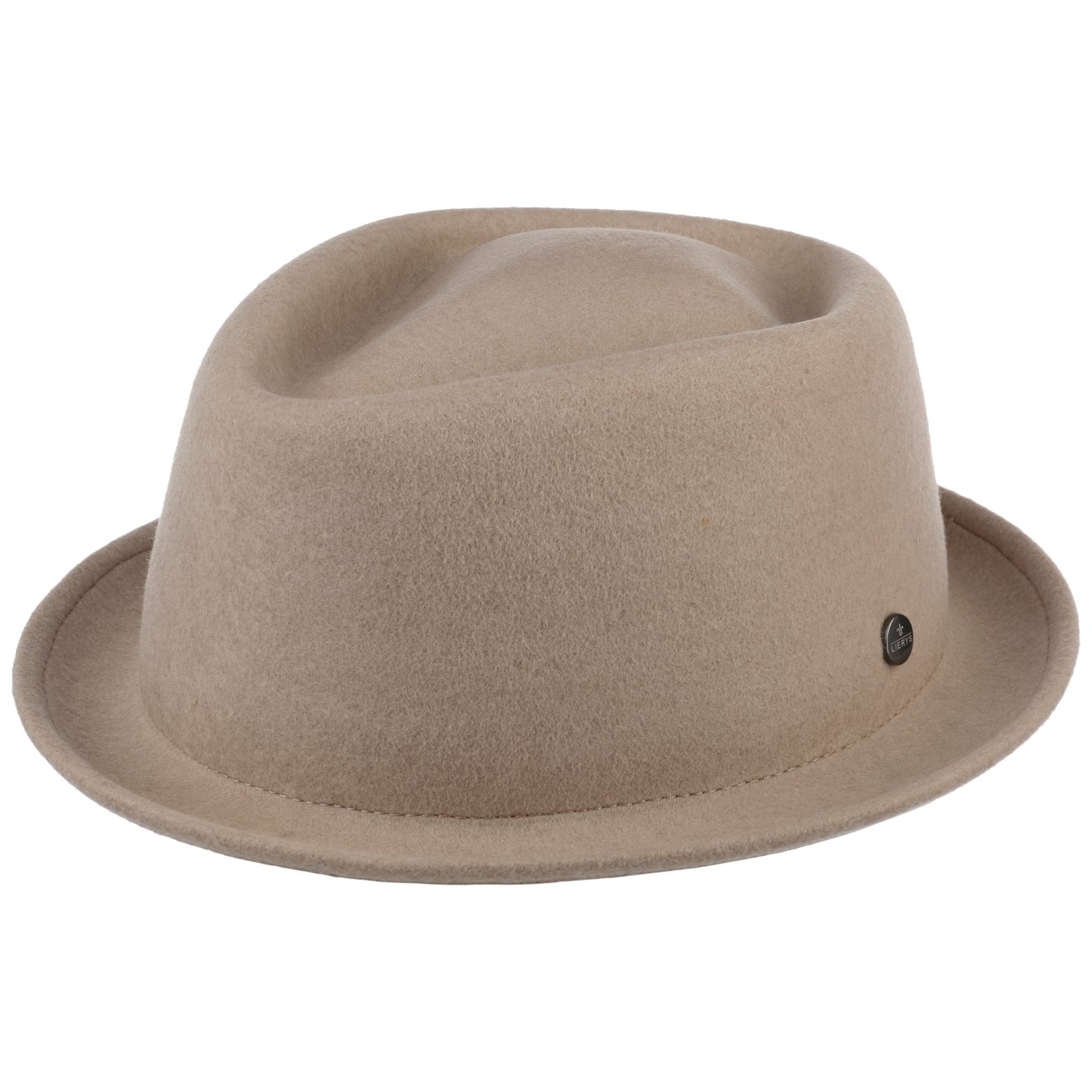 Lierys Women's Beige Blank Pork Pie Felt Hat By