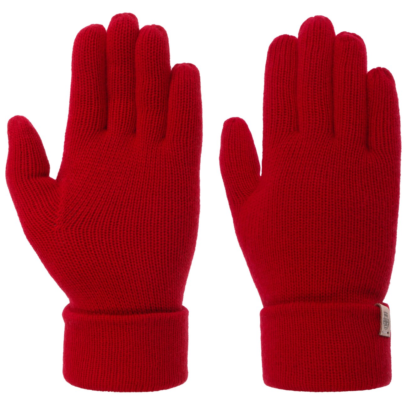 Roeckl Women's Dark Red Knit Gloves With Cashmere By
