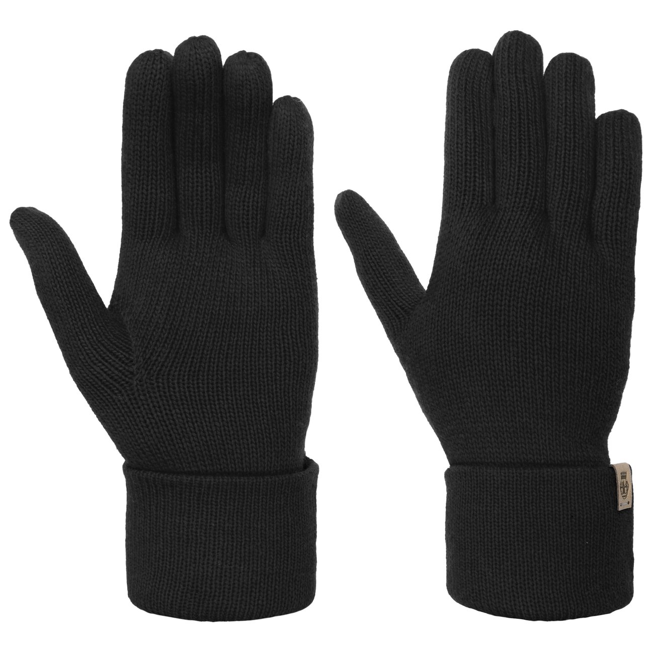 Roeckl Women's Black Knit Gloves With Cashmere By