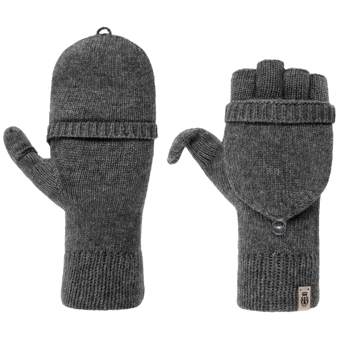 Roeckl Women's Grey Fingerless Gloves With Cashmere By