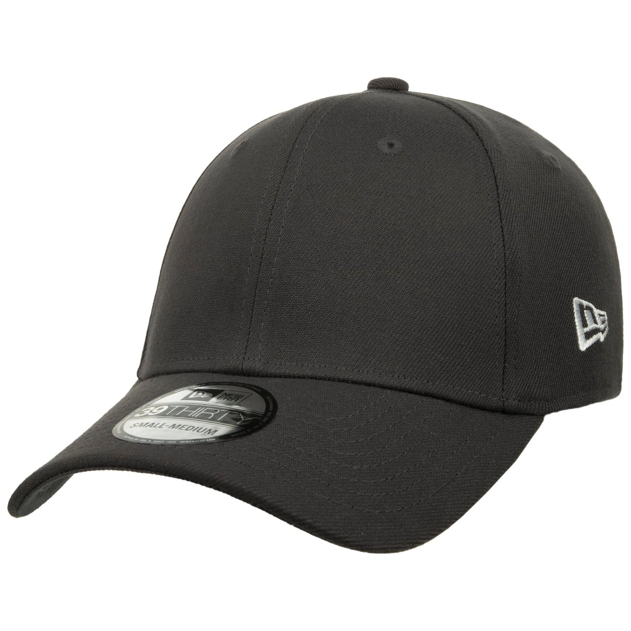 New Era Men's Anthracite 39Thirty Blank Baseball Cap By