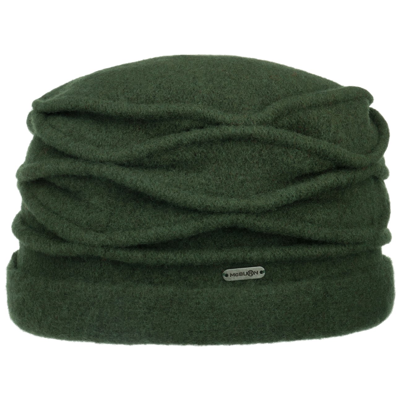 Mcburn Women's Dark Green Kamita Milled Wool Hat By