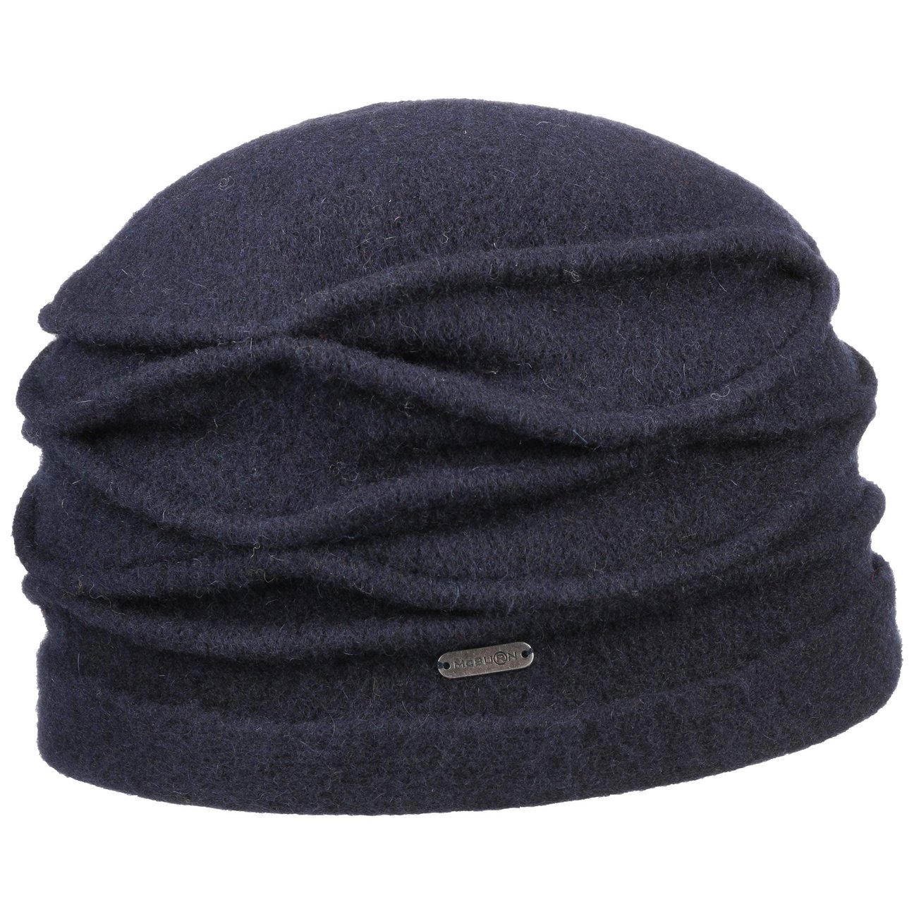 Mcburn Women's Blue Kamita Milled Wool Hat By