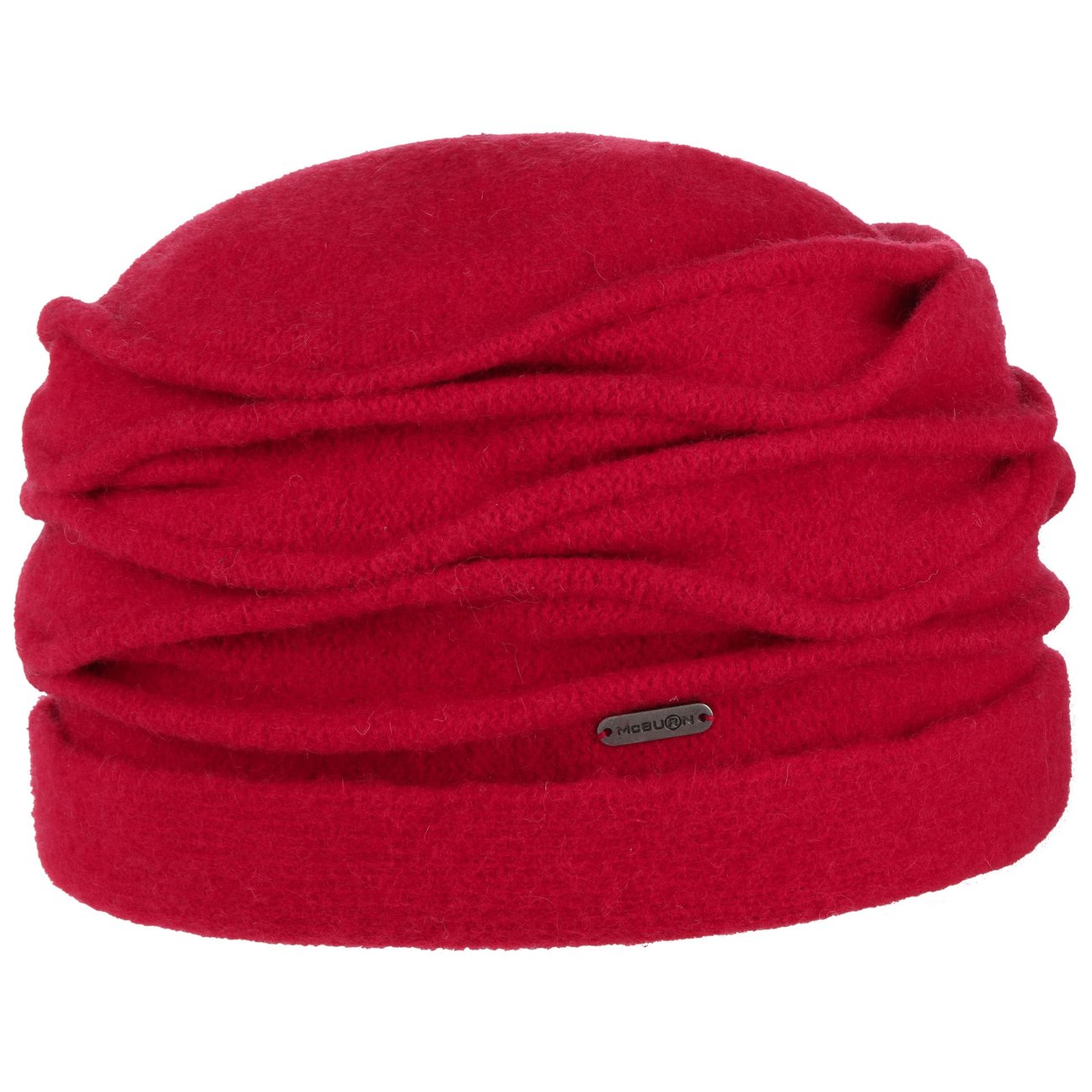 Mcburn Women's Red Kamita Milled Wool Hat By