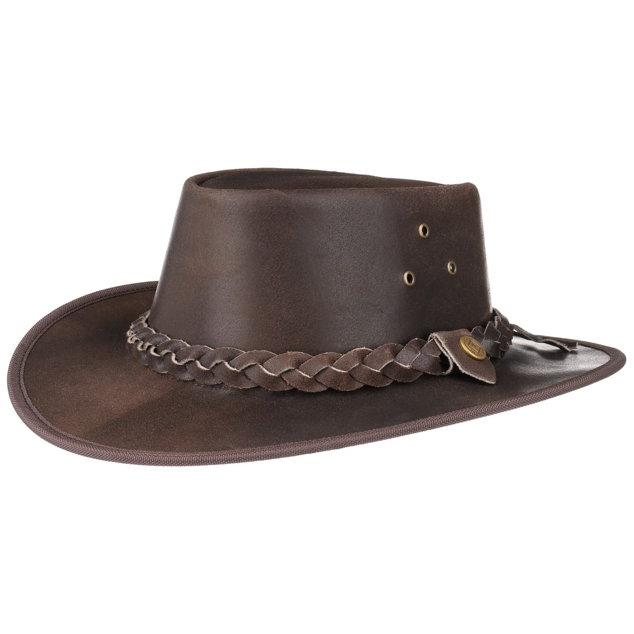 Scippis Women's Brown Hooley Leather Hat By