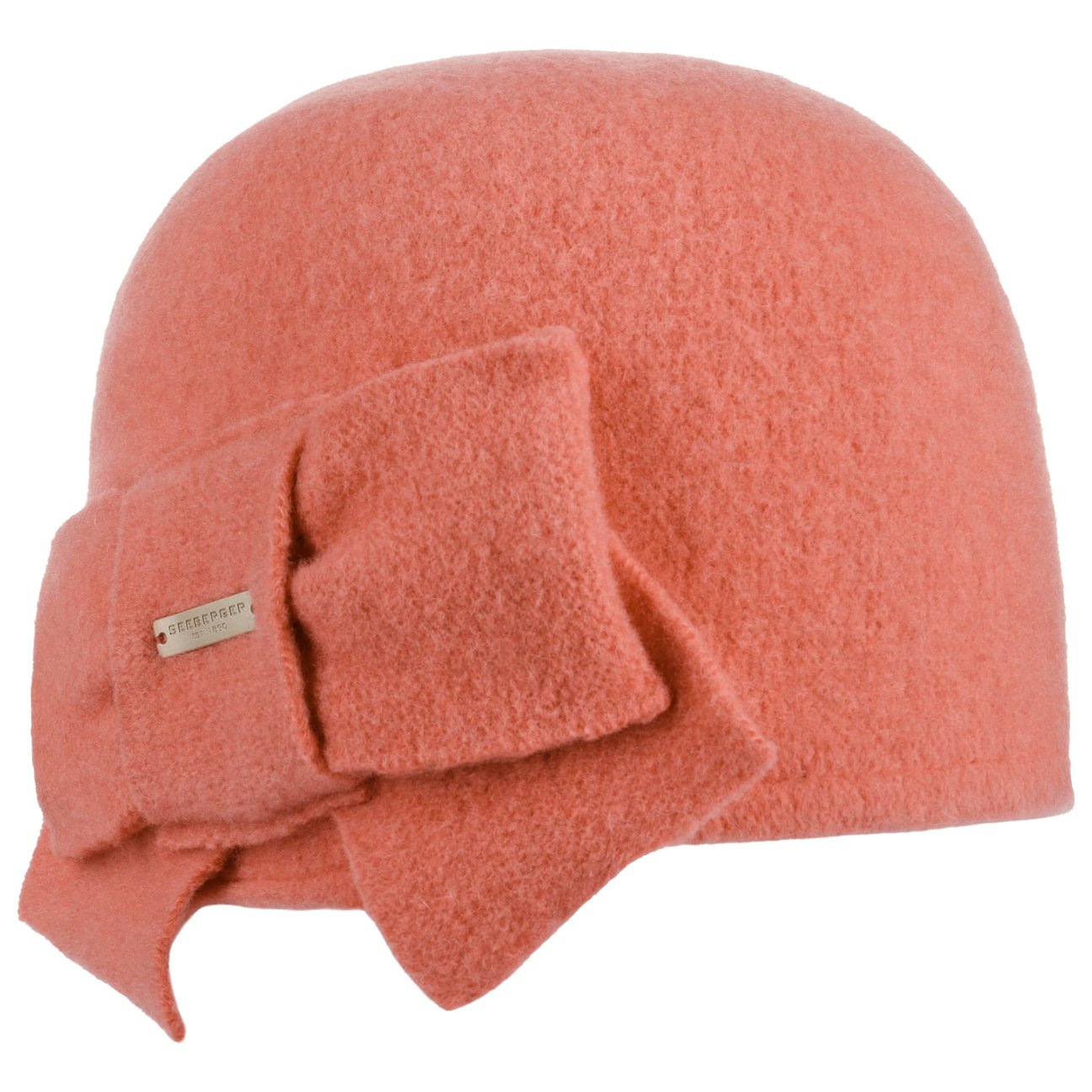 Seeberger Women's Coral Litika Milled Wool Hat Loop By