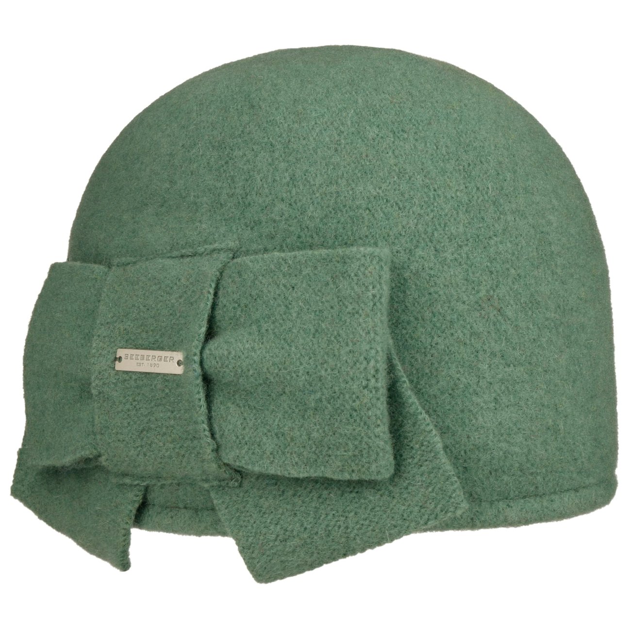 Seeberger Women's Light Green Litika Milled Wool Hat Loop By