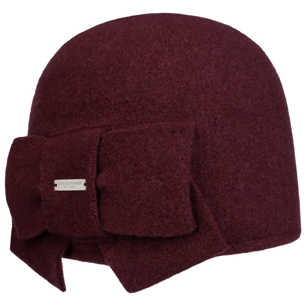 Seeberger Women's Bordeaux Litika Milled Wool Hat Loop By