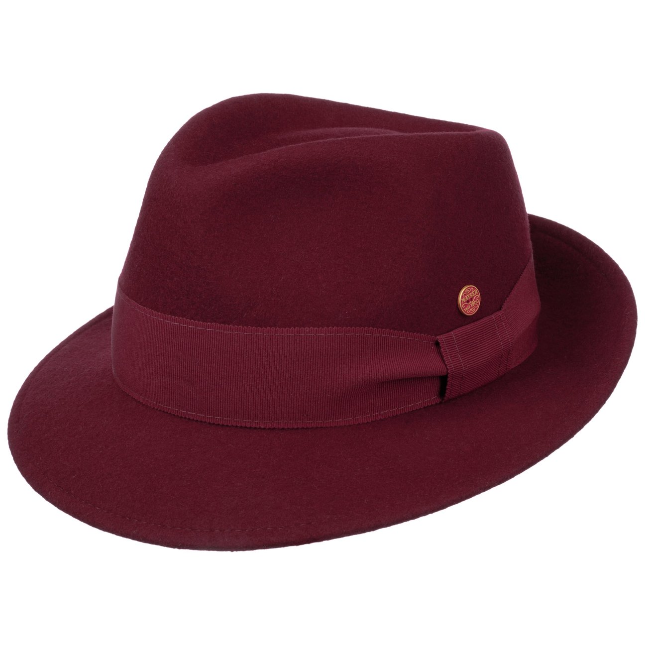 Mayser Women's Bordeaux Manuel Fedora Hat By