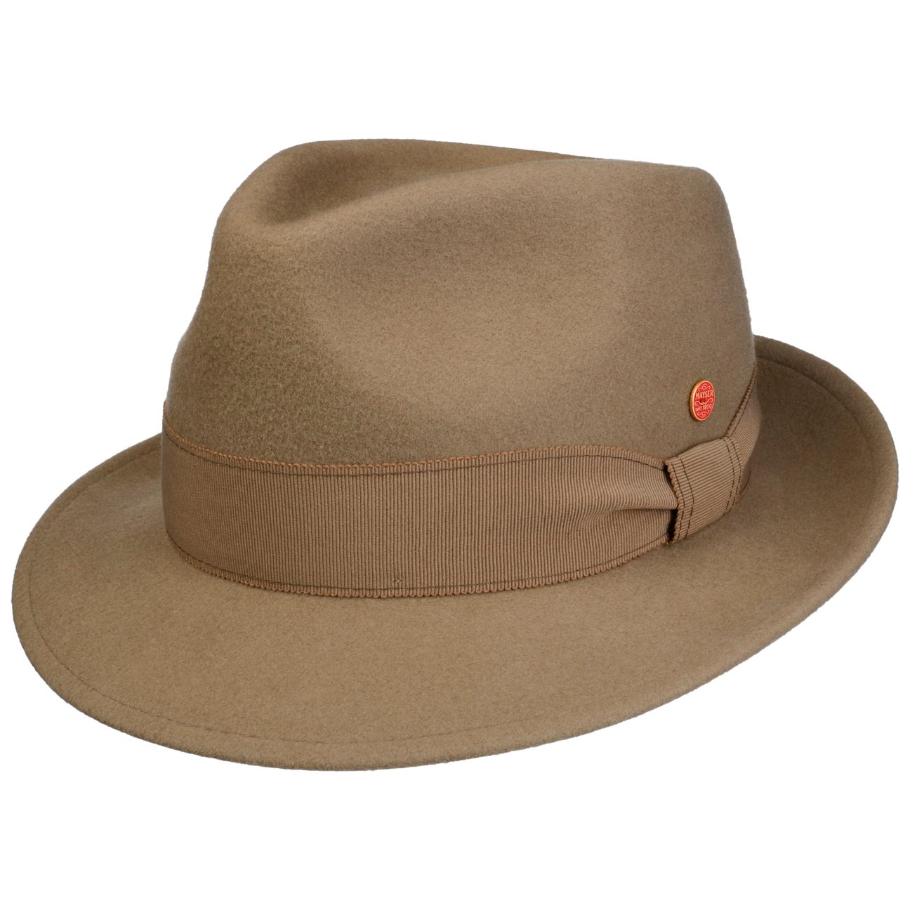 Mayser Women's Oatmeal Manuel Fedora Hat By