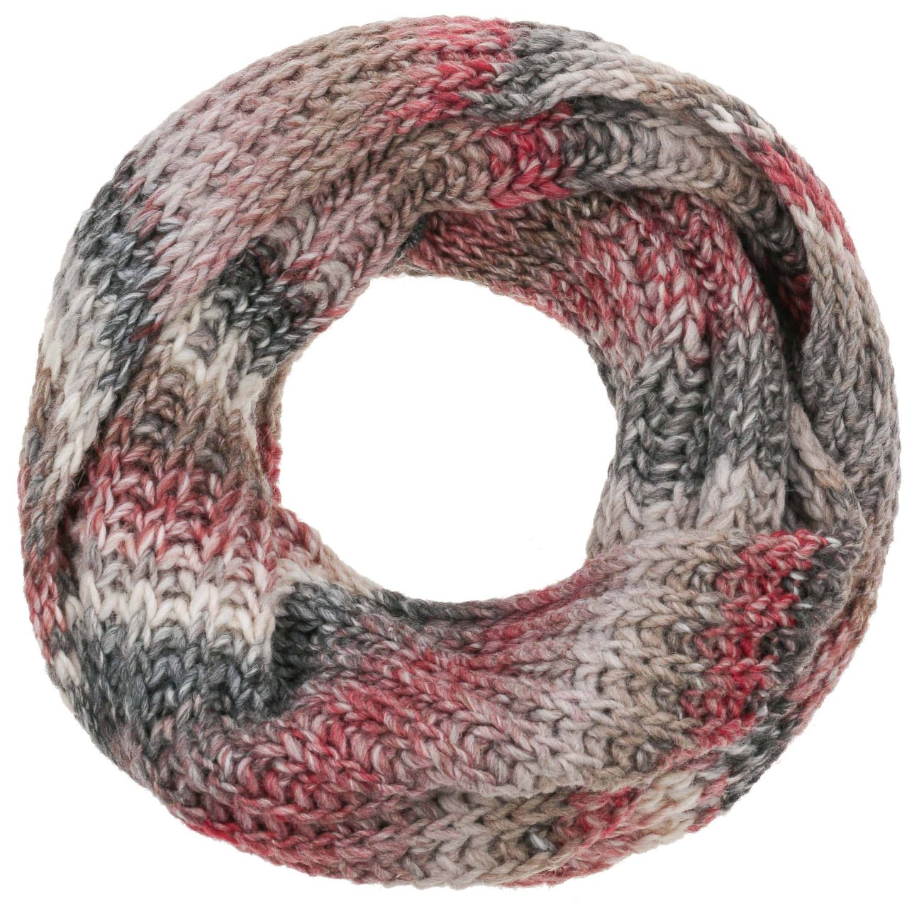 Lierys Women's Grey-Red Jasila Snood By