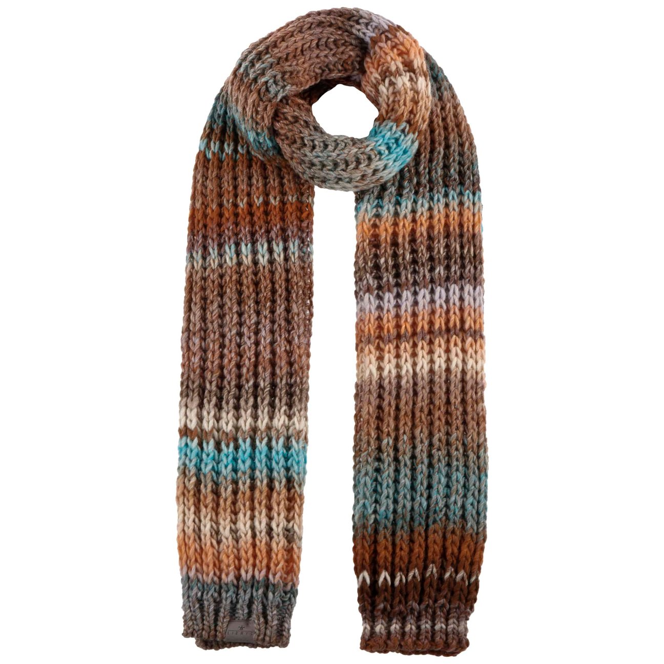 Lierys Women's Brown-Blue Jasila Knit Scarf By