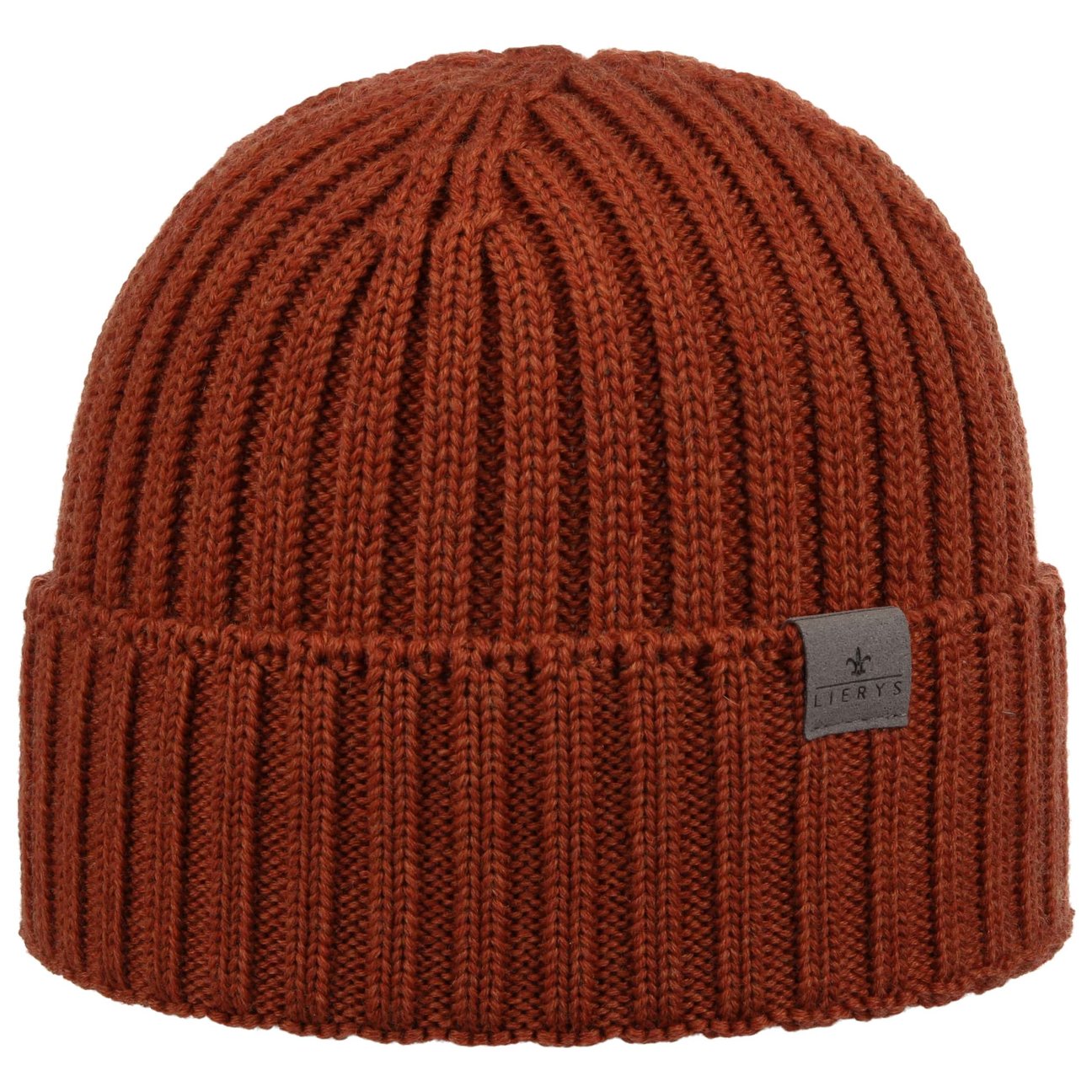 Lierys Women's Rust Merino Rib Knit Hat By