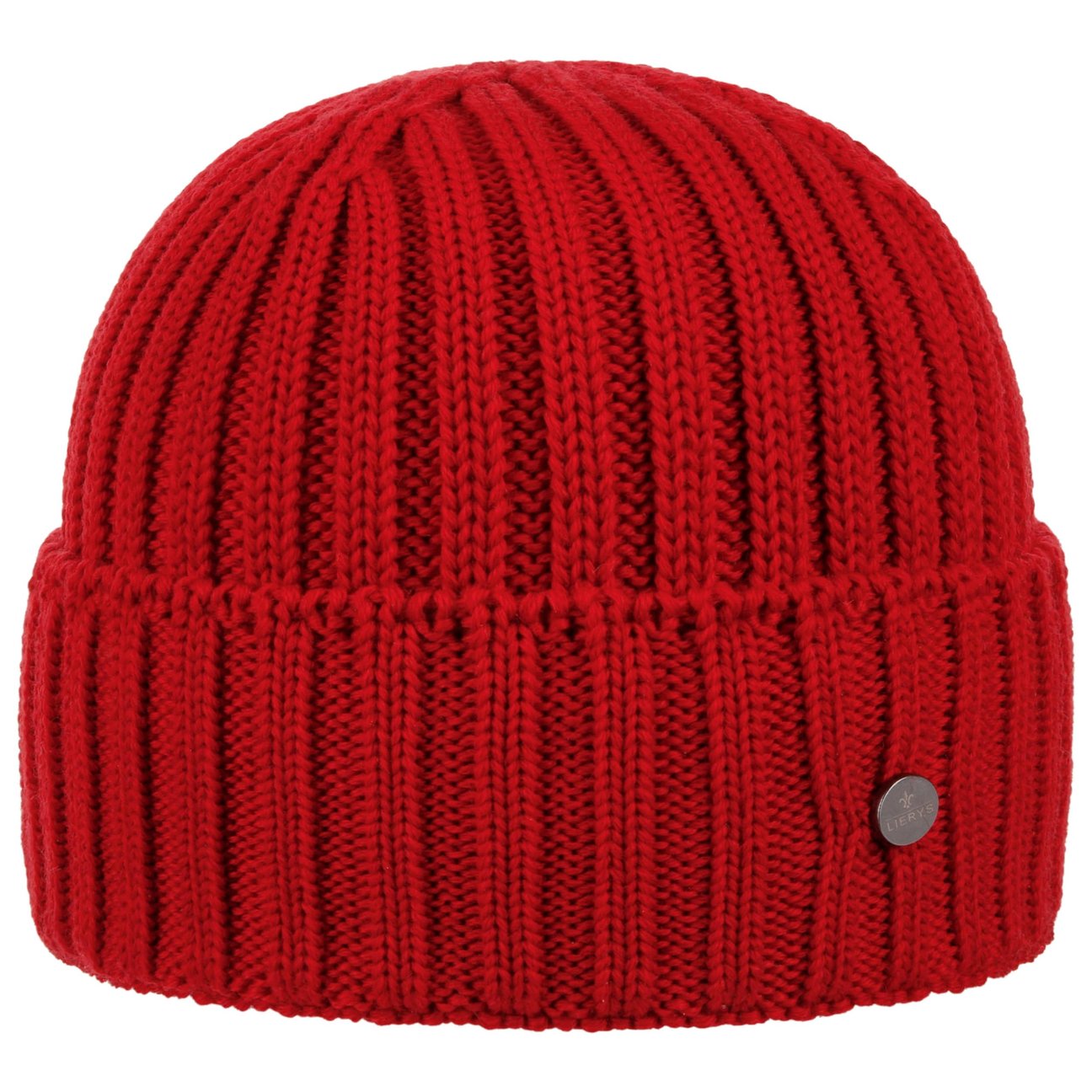 Lierys Women's Red Merino Rib Knit Hat By