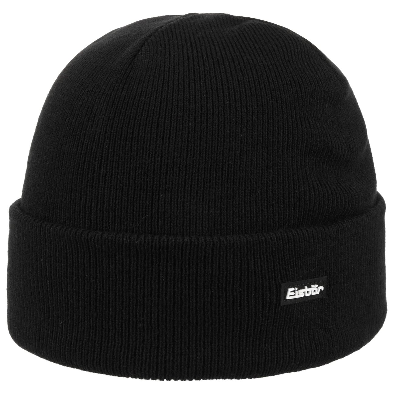 Eisbär Men's Black Skater Knit Hat With Cuff By