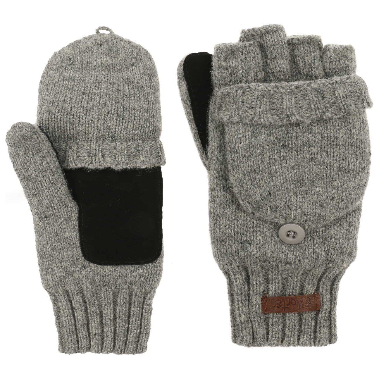 Barts Boys Grey Haakon Fingerless Gloves By