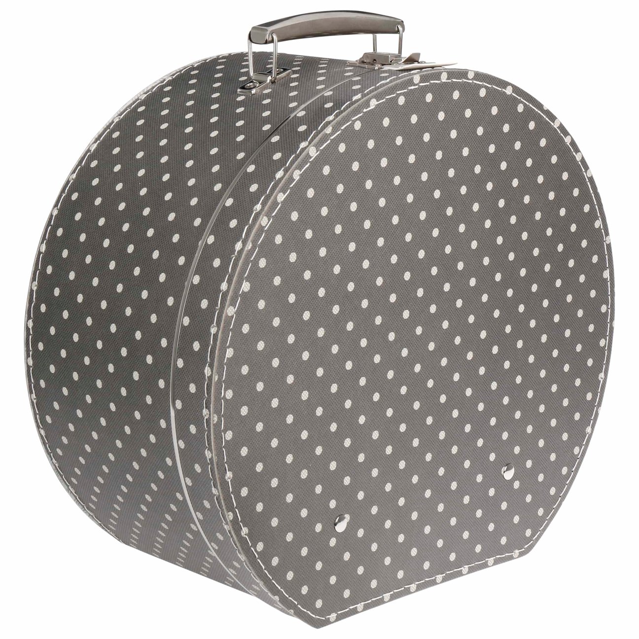 Lierys Women's Grey Hat Box Polka Dots By