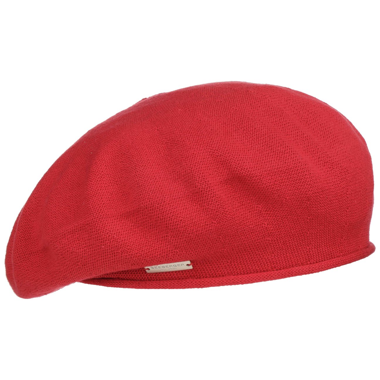 Seeberger Women's Red Rolled Edge Beret By